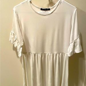 Boohoo white dress